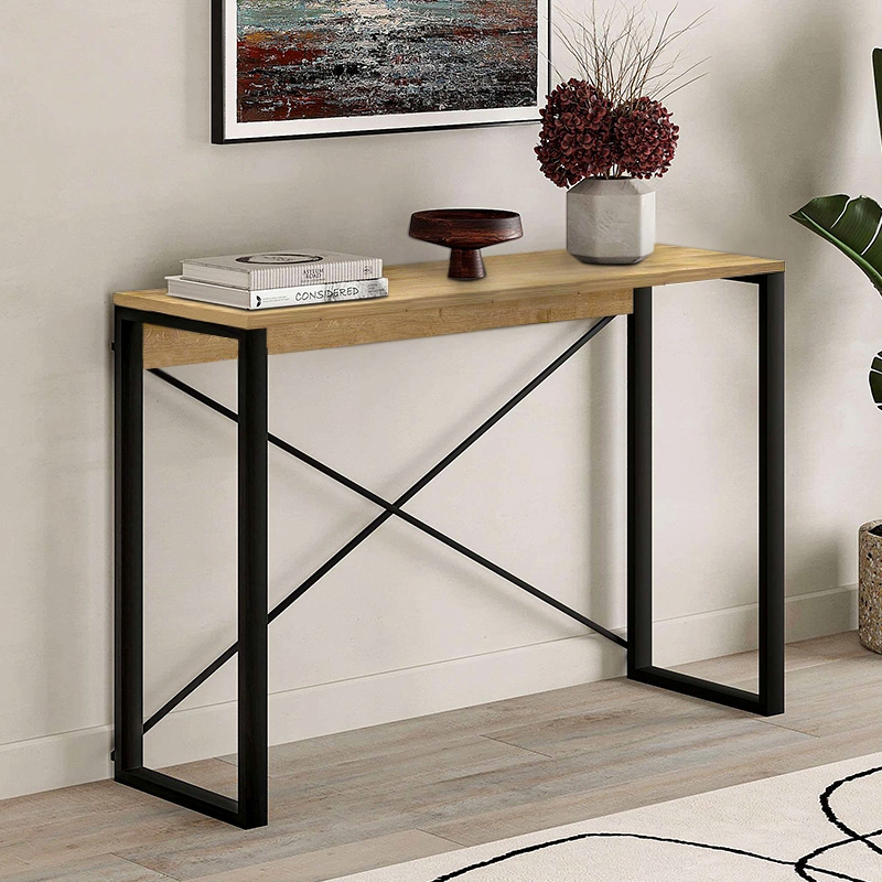 Κονσόλα Ζάκυνθος 16 χρώμα sapphire oak 110x35x75εκ.