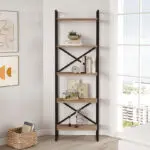 Βιβλιοθήκη Αίγινα 55 χρώμα sepet oak 58x30x175εκ. – εικόνα 2