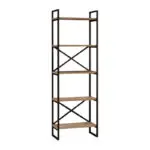 Βιβλιοθήκη Αίγινα 55 χρώμα sepet oak 58x30x175εκ. – εικόνα 3