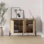 Μπουφές Νάξος 23 χρώμα sapphire oak 126x40x80εκ. – εικόνα 2