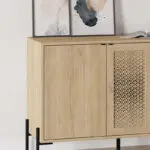 Μπουφές Νάξος 23 χρώμα sapphire oak 126x40x80εκ. – εικόνα 4