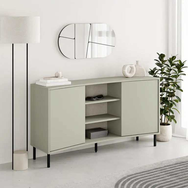 Μπουφές Επίδαυρος 89 χρώμα ash green 150x40x81εκ.