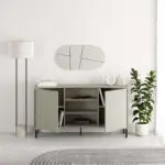 Μπουφές Επίδαυρος 89 χρώμα ash green 150x40x81εκ. – εικόνα 2