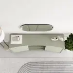 Μπουφές Επίδαυρος 89 χρώμα ash green 150x40x81εκ. – εικόνα 5