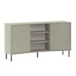 Μπουφές Επίδαυρος 89 χρώμα ash green 150x40x81εκ. – εικόνα 6