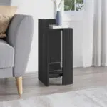 Κομοδίνο Πίνδος 97 αριστερό χρώμα black wood 25x27x60εκ. – εικόνα 3