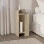 Κομοδίνο Πίνδος 97 αριστερό χρώμα travertine 25x27x60εκ.