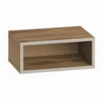 Κομοδίνο επιτοίχιο Χίος 78 με LED χρώμα καρυδί Ud – sandstone 45x30x18εκ. – εικόνα 7