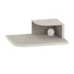 Κομοδίνο επιτοίχιο Λευκάδα 59 με LED χρώμα sandstone 40x30x16,2εκ. – εικόνα 6