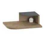 Κομοδίνο επιτοίχιο Λευκάδα 59 με LED χρώμα sepet oak 40x30x16,2εκ. – εικόνα 6