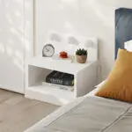 Κομοδίνο επιτοίχιο Μετέωρα 96 με LED χρώμα λευκό 40x30x33,8εκ. – εικόνα 4