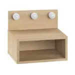 Κομοδίνο επιτοίχιο Μετέωρα 96 με LED χρώμα sapphire oak 40x30x33,8εκ. – εικόνα 6