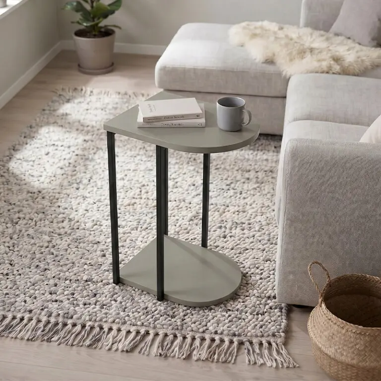 Τραπεζάκι βοηθητικό Σκόπελος 69 χρώμα ash green 41,5x32x56εκ.