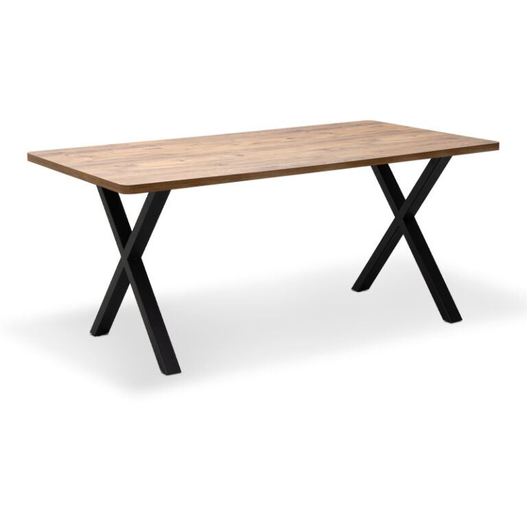 Τραπέζι Jeremy Mdf – μεταλλικό χρώμα ακακίας 140x80x75εκ.