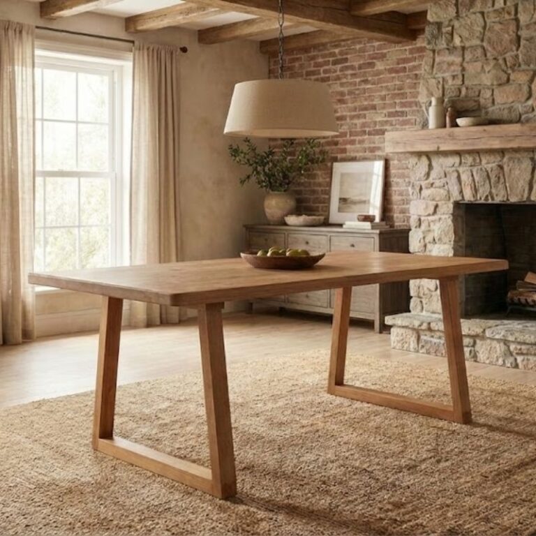 Τραπέζι Liora Mdf – ξύλινο χρώμα ακακίας 180x90x75εκ.