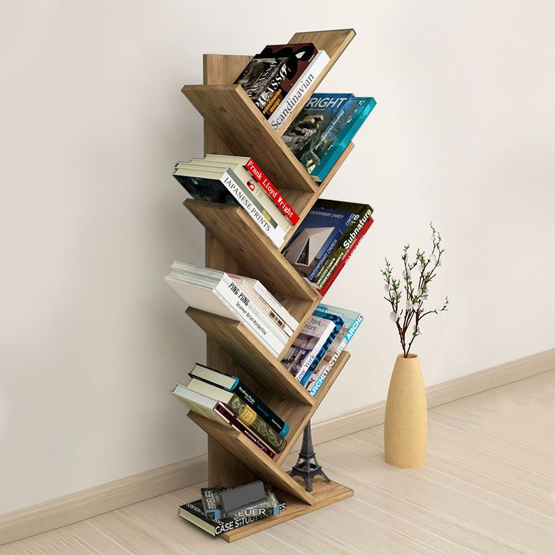 Βιβλιοθήκη Ολυμπία 51 χρώμα pine oak 44x22x121εκ.