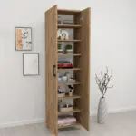 Ντουλάπα – Παπουτσοθήκη Μυκήνες 85 χρώμα pine oak 49x32x178εκ. – εικόνα 2