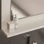 Καθρέπτης μπάνιου Ζάκυνθος 15 χρώμα λευκό 60x10x45εκ. – εικόνα 3