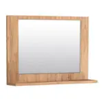 Καθρέπτης μπάνιου Ζάκυνθος 15 χρώμα pine oak 60x10x45εκ.