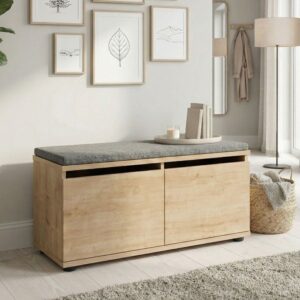 Παπουτσοθήκη Σίφνος 21 8 ζευγών χρώμα sapphire oak 80x35x42εκ.