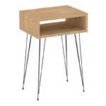 Κομοδίνο Παρνασσός 67 χρώμα sapphire oak 40x30x60εκ. – εικόνα 3