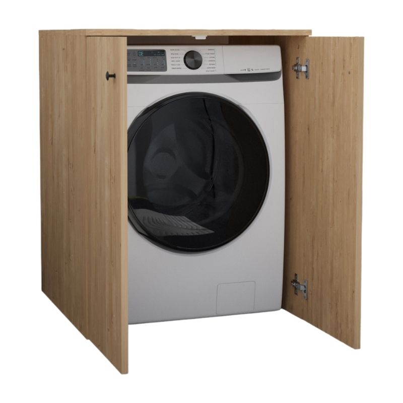 Έπιπλο πλυντηρίου Κέρκυρα 51 χρώμα sapphire oak 70x66x90εκ.