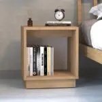 Κομοδίνο Σπέτσες 14 χρώμα sapphire oak 40×35,3×45εκ. – εικόνα 3
