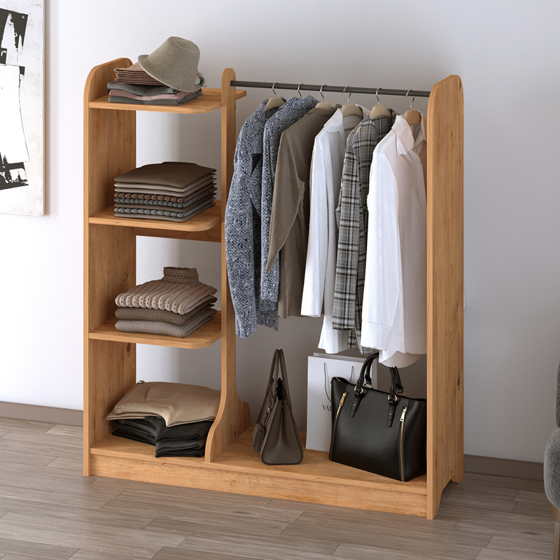 Έπιπλο εισόδου Δωδώνη 86 χρώμα pine oak 120x40x135εκ.