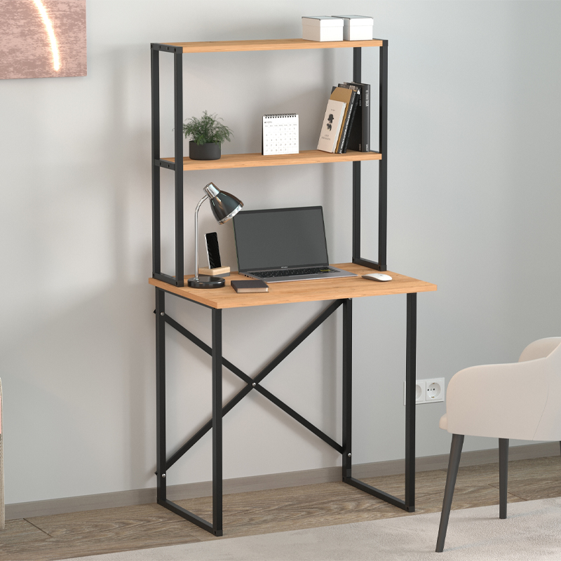 Γραφείο εργασίας Καστελόριζο 78 χρώμα pine oak 73x52x146εκ.