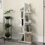 Βιβλιοθήκη Κρήτη 43 χρώμα λευκό 45×21,4×121,8εκ.