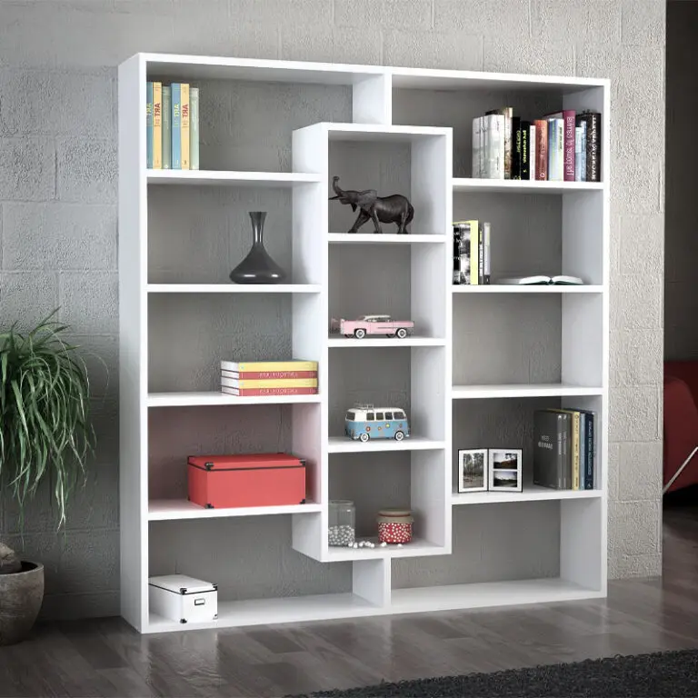 Βιβλιοθήκη Σέριφος 45 χρώμα λευκό 125x22x135,7εκ.