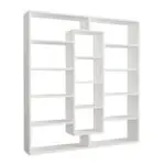 Βιβλιοθήκη Σέριφος 45 χρώμα λευκό 125x22x135,7εκ. – εικόνα 5