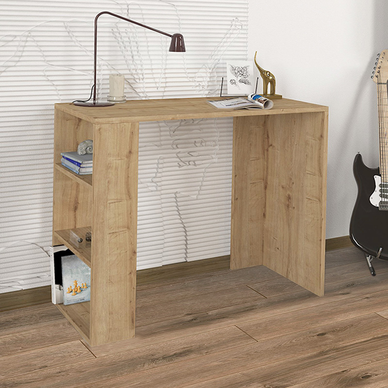 Γραφείο εργασίας Νάξος 93 χρώμα sapphire oak 90x40x74εκ.