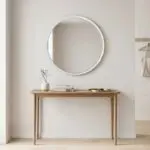 Καθρέπτης τοίχου Επίδαυρος 37 χρώμα λευκό 59x2x59εκ. – εικόνα 3