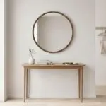Καθρέπτης τοίχου Επίδαυρος 37 χρώμα καρυδί 59x2x59εκ. – εικόνα 3