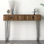 Κονσόλα Δωδώνη 46 χρώμα καρυδί 120×35,5×90εκ. – εικόνα 3