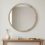 Καθρέπτης τοίχου Επίδαυρος 37 χρώμα sapphire oak 59x2x59εκ.