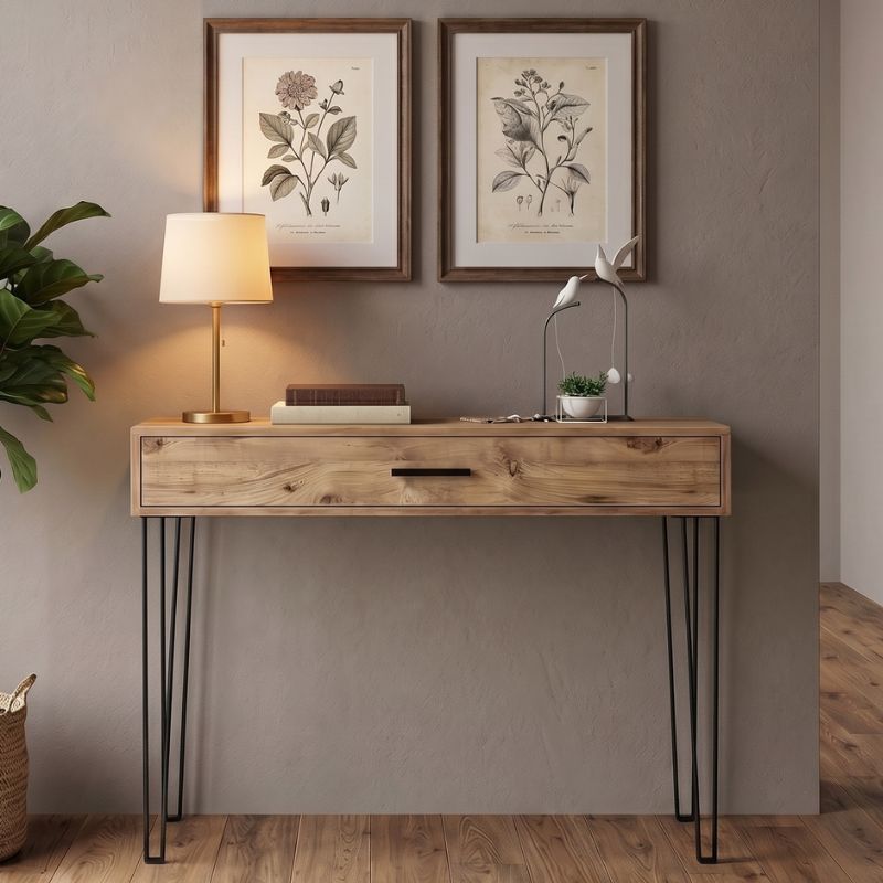 Κονσόλα Δελφοί 69 χρώμα atlantic pine 120x35x89,8εκ.
