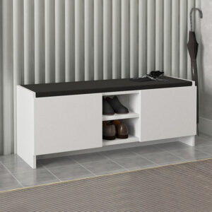 Παπουτσοθήκη Verly χρώμα λευκό 110x33,2x43εκ.