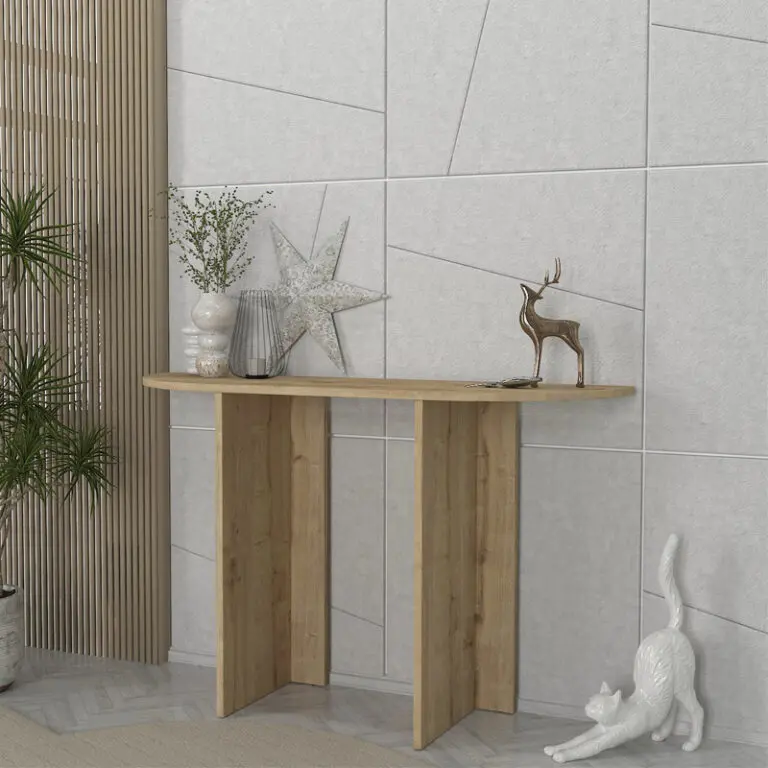 Κονσόλα Κρήτη 47 χρώμα sapphire oak 120x35x75εκ.