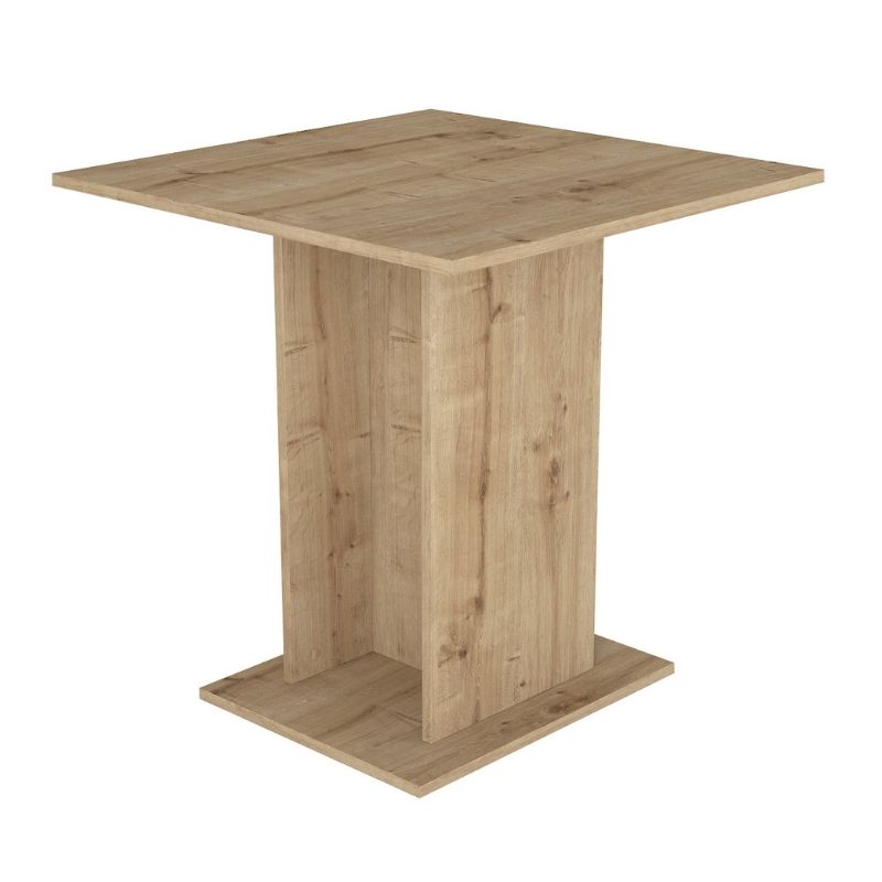 Τραπέζι Ρόδος 79 χρώμα sapphire oak 75x75x77εκ.