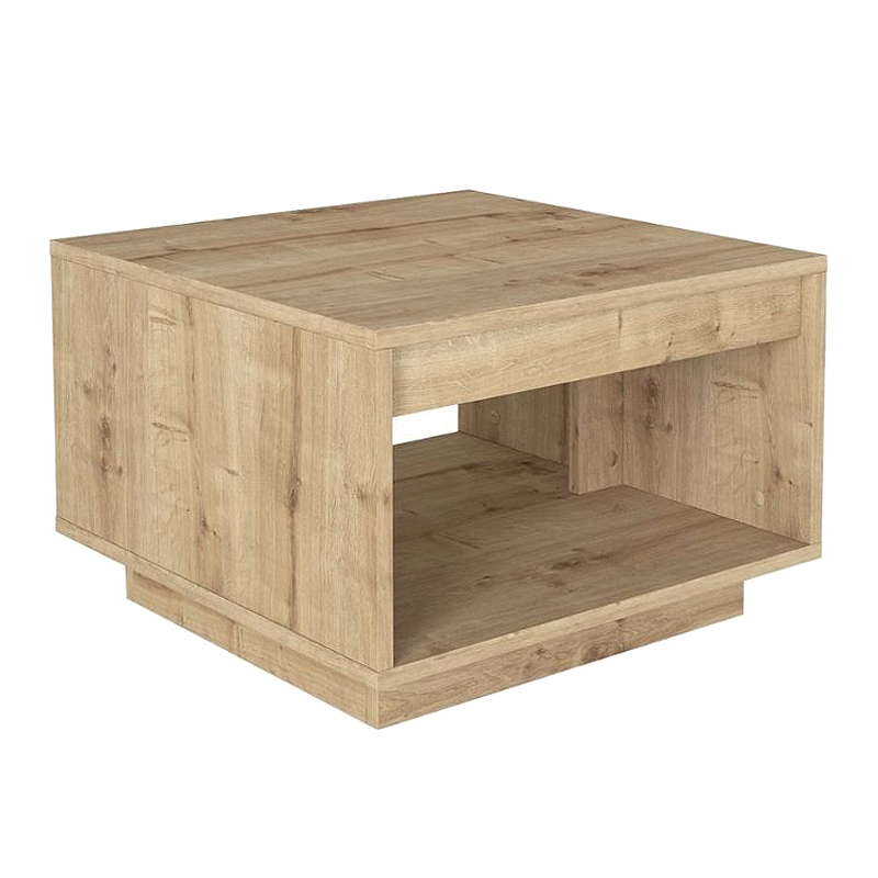 Τραπεζάκι σαλονιού Αίγινα 60 χρώμα sapphire oak 60x60x40εκ.