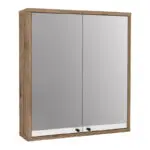 Καθρέπτης μπάνιου Ζάκυνθος 63 χρώμα atlantic pine 59,6×14,6×65εκ.