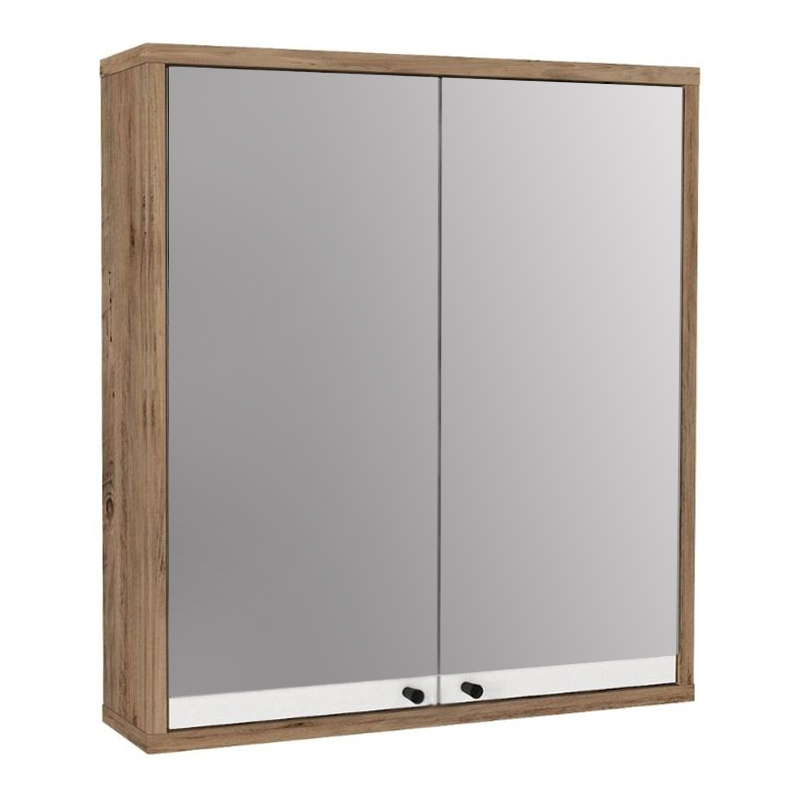 Καθρέπτης μπάνιου Ζάκυνθος 63 χρώμα atlantic pine 59,6x14,6x65εκ.