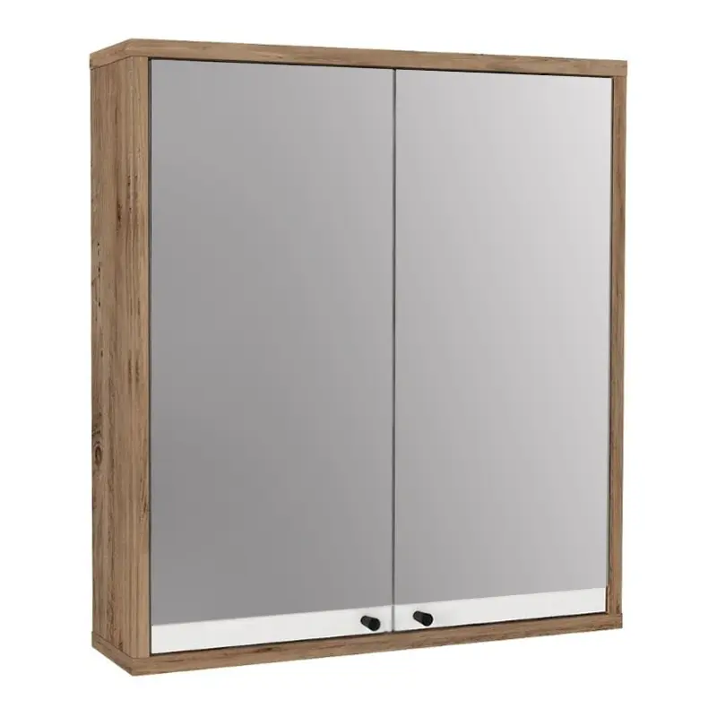 Καθρέπτης μπάνιου Ζάκυνθος 63 χρώμα atlantic pine 59,6x14,6x65εκ.
