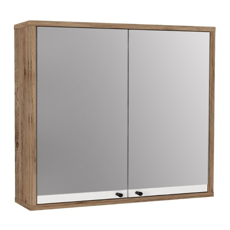 Καθρέπτης μπάνιου Ζάκυνθος 63 χρώμα atlantic pine 75x14,6x65εκ.