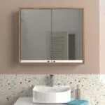 Καθρέπτης μπάνιου Ζάκυνθος 63 χρώμα atlantic pine 75×14,6×65εκ. – εικόνα 5