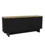 Μπουφές Ανάφη 67 χρώμα μαύρο – sepet oak 180x47x76,6εκ. – εικόνα 7