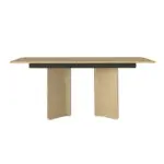 Τραπέζι Κάρπαθος 96 χρώμα rota oak – ανθρακί 180x90x76,8εκ. – εικόνα 6