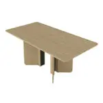 Τραπέζι Κάρπαθος 96 χρώμα rota oak – ανθρακί 180x90x76,8εκ. – εικόνα 7